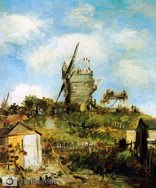 Le Moulin de la Galette 1886 Vincent Van Gogh - Click Image to Close
