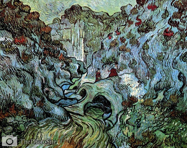 Les Peiroulets Ravine 1889 Van Gogh - Click Image to Close