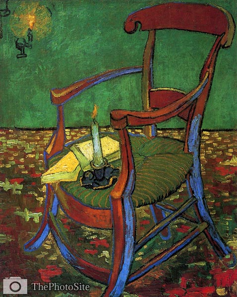 Paul Gauguins Armchair 1888 Vincent Van Gogh - Click Image to Close