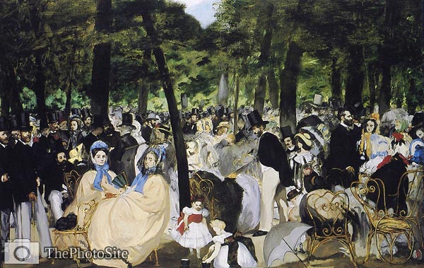 The Concert in the Tuilerien Eduard Manet - Click Image to Close