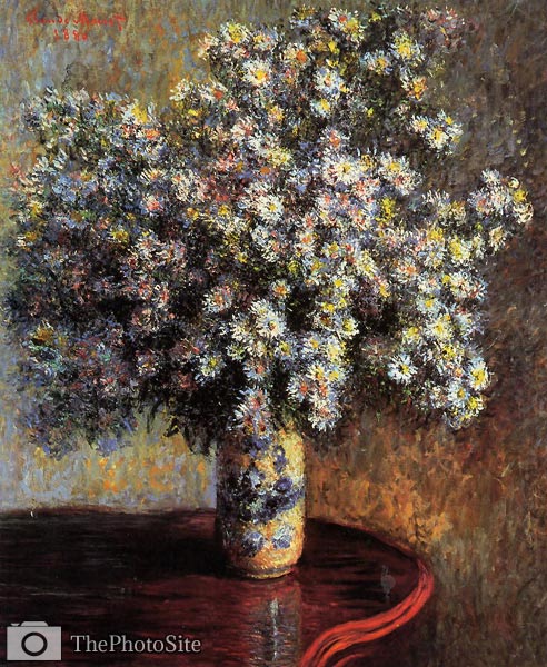 Asters Claude Monet - Click Image to Close