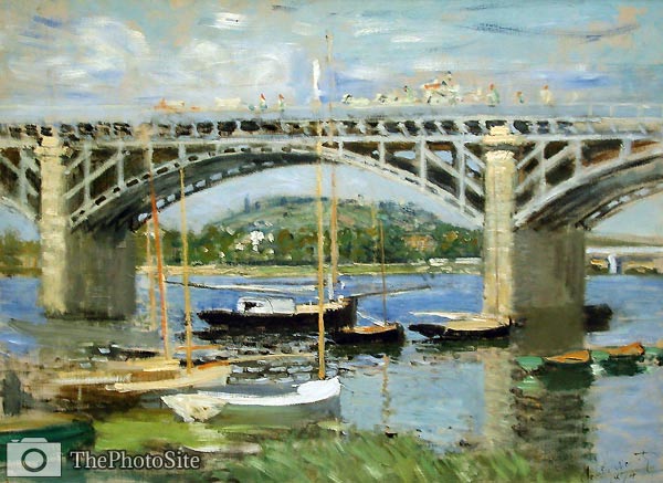 Bridge over the Seine Claude Monet - Click Image to Close