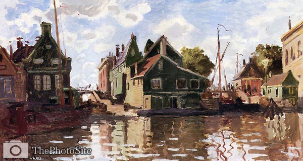 Canal in Zaandam Claude Monet - Click Image to Close