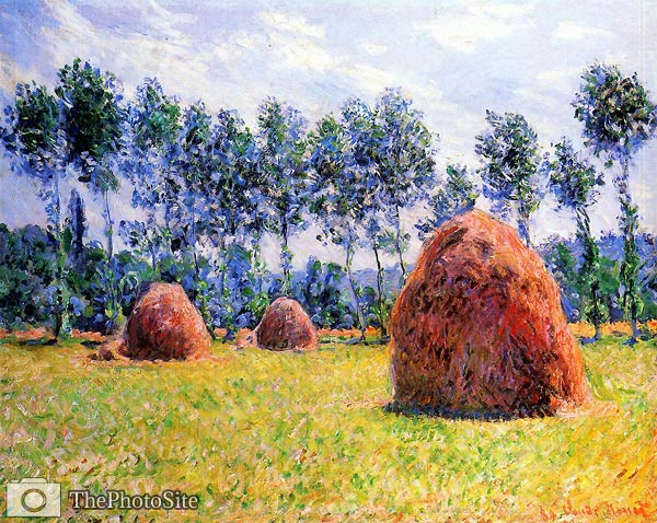 Haystacks at Giverny Monet - Click Image to Close