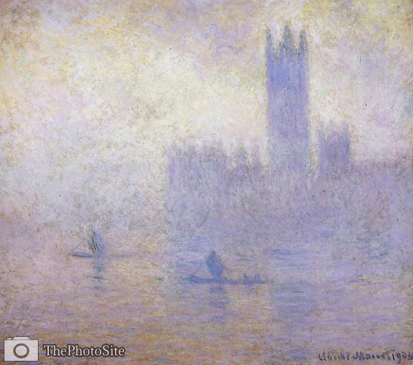 Houses of Parliament, Fog Effect Claude Monet - Click Image to Close
