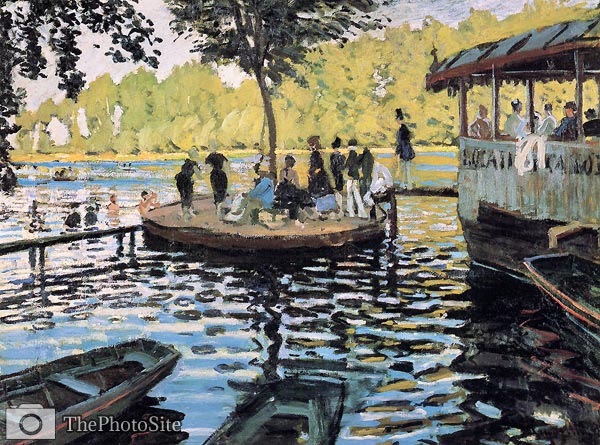 La Grenouillere Monet - Click Image to Close