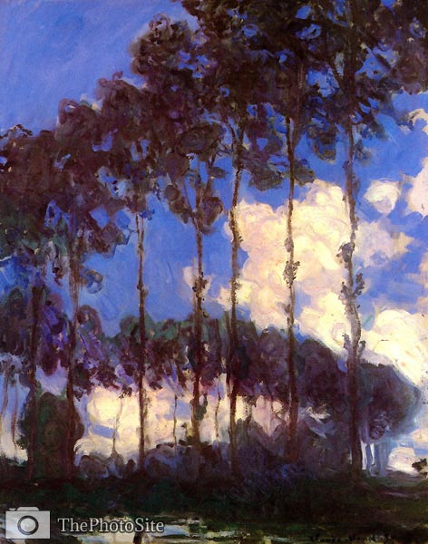 Poplars at the Epte Monet - Click Image to Close