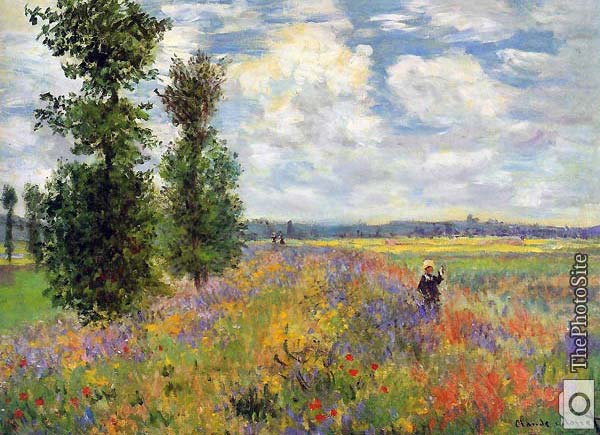 Poppy Field, Argenteuil Claude Monet - Click Image to Close