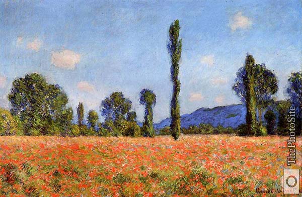 Poppy Field Monet - Click Image to Close