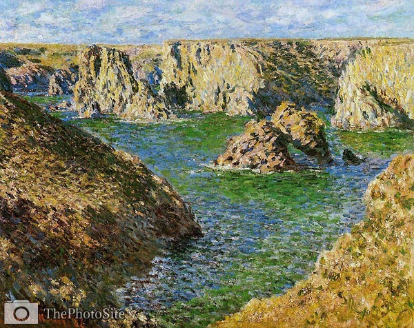 Port Donnant, Belle Ile Claude Monet - Click Image to Close