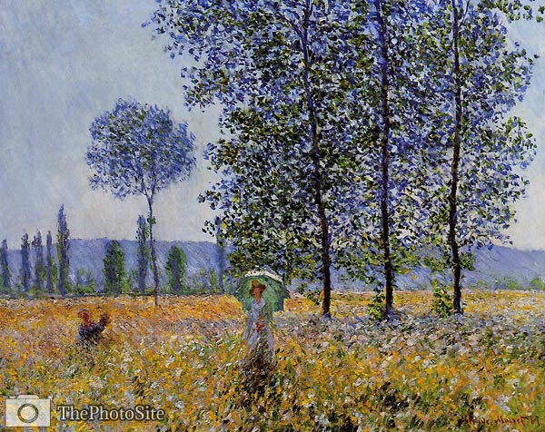 Sunlight Effect under the Poplars Claude Monet - Click Image to Close