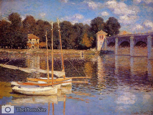 The Bridge at Argenteuil Monet - Click Image to Close