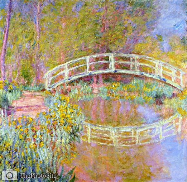The Bridge in Monet's Garden Monet - Click Image to Close