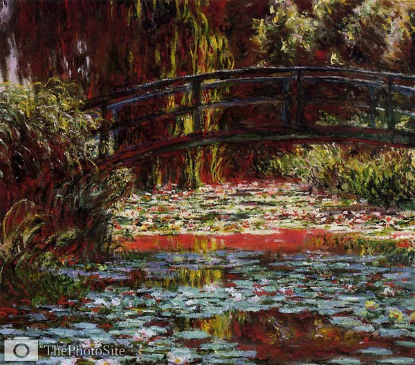 The Bridge over the Water-Lily Pond Monet - Click Image to Close