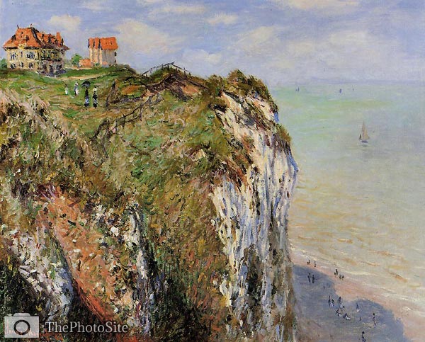 The Cliff at Dieppe Monet - Click Image to Close