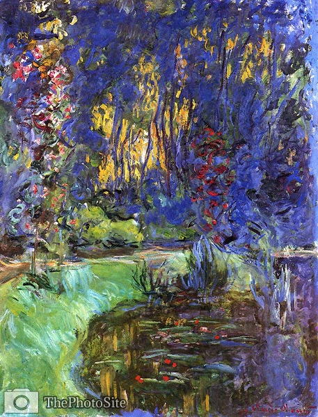 The garden in Giverny Monet - Click Image to Close