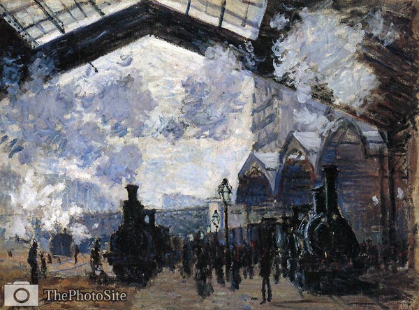 The gare St Lazare Claude Monet - Click Image to Close