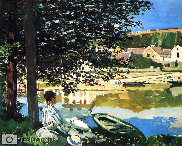 The river a Bennecourt Claude Monet - Click Image to Close