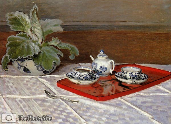 The Tea Set Monet - Click Image to Close