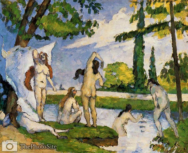 Bathers Paul Cezanne - Click Image to Close