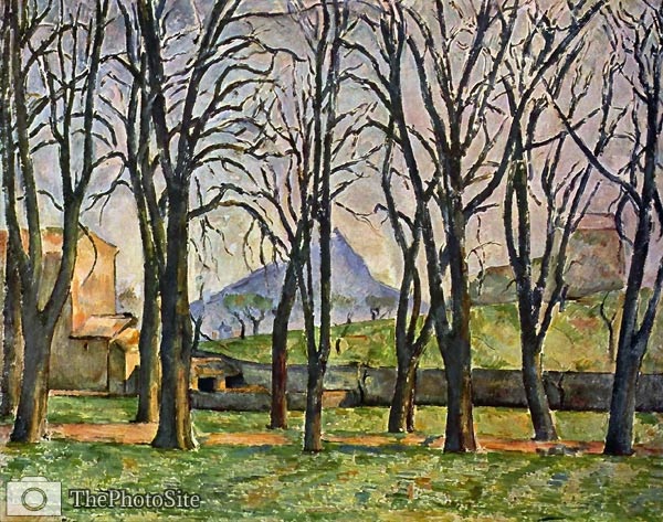 Chestnut-trees in the Jas de Bouffan Paul Cezanne - Click Image to Close