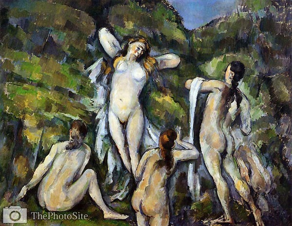 Four Bathers Paul Cezanne - Click Image to Close
