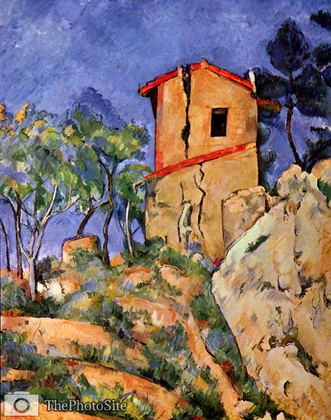 the house with burst walls Paul Cezanne - Click Image to Close