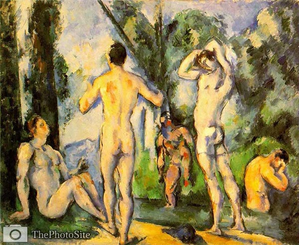 Bathers Paul Cezanne - Click Image to Close