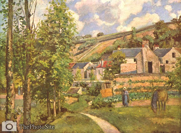 Landscape in Pontoise Camille Pissarro - Click Image to Close