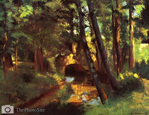 Small bridge of Pontoise Camille Pissarro - Click Image to Close
