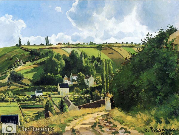Jallais Hill Camille Pissarro - Click Image to Close