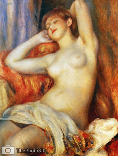 The sleeping Pierre-Auguste Renoir - Click Image to Close