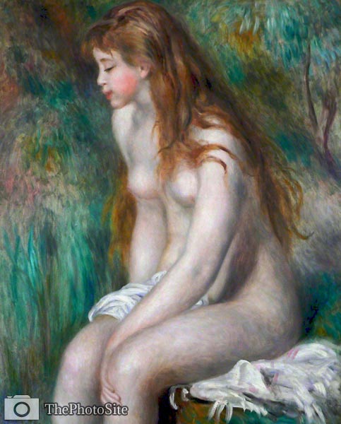 Young Girl Bathing Renoir - Click Image to Close