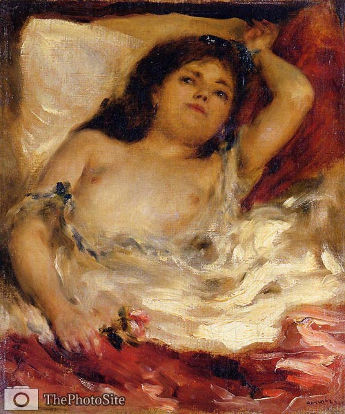 Reclining Semi-Nude Renoir - Click Image to Close