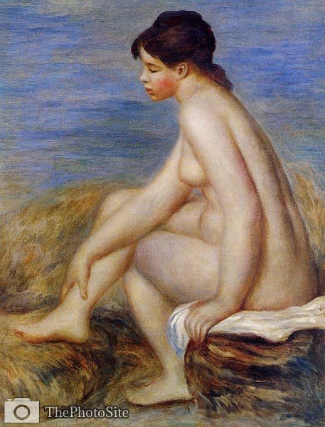 Seated Bather Renoir - Click Image to Close