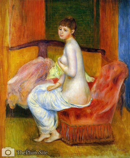 Seated Nude (also known as At East) Pierre-Auguste Renoir - Click Image to Close