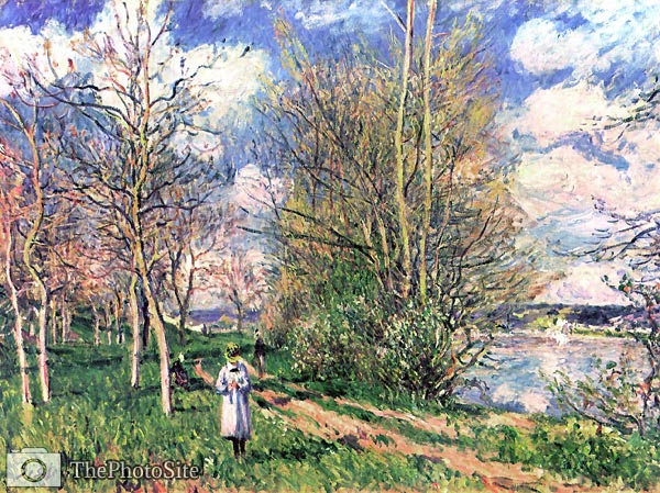 The small meadows in spring Alfred Sisley - Click Image to Close