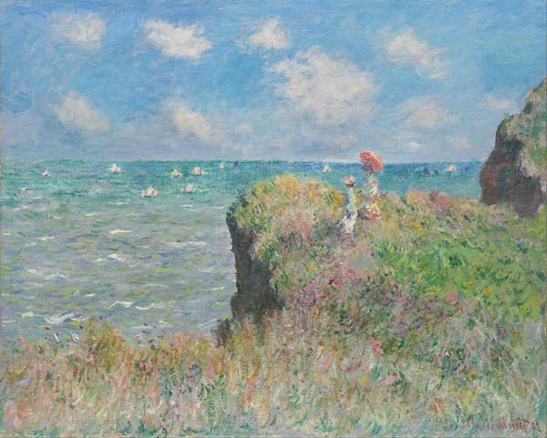 Cliff Walk at Pourville - Click Image to Close