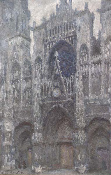 The Cathedral in Rouen. The portal, Grey Weather - Click Image to Close