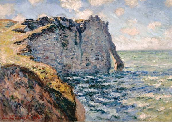 The Cliff of Aval, Etretat - Click Image to Close