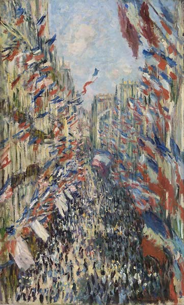 The Rue Montorgueil in Paris. Celebration of June 30, 1878 - Click Image to Close