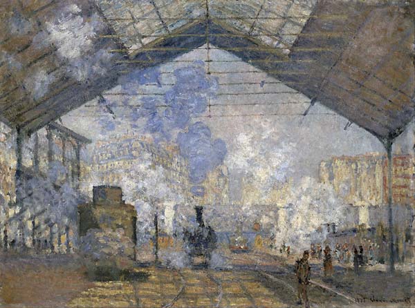 The Saint Lazare Station - Click Image to Close