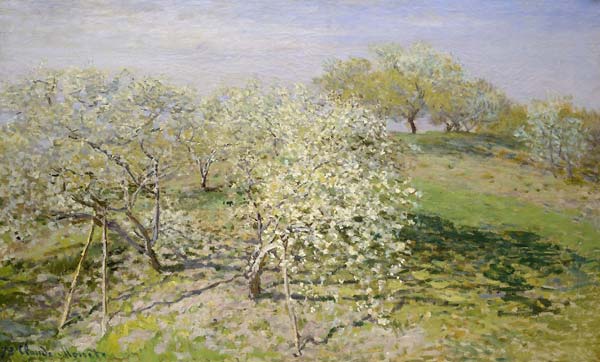 Spring fruit trees in bloom 1873 - Click Image to Close