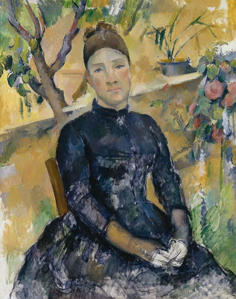 Madame cezanne in the conservatory - Click Image to Close