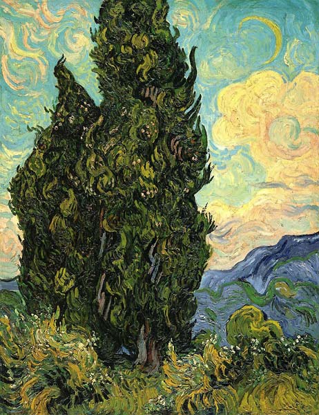 Cypresses - Click Image to Close