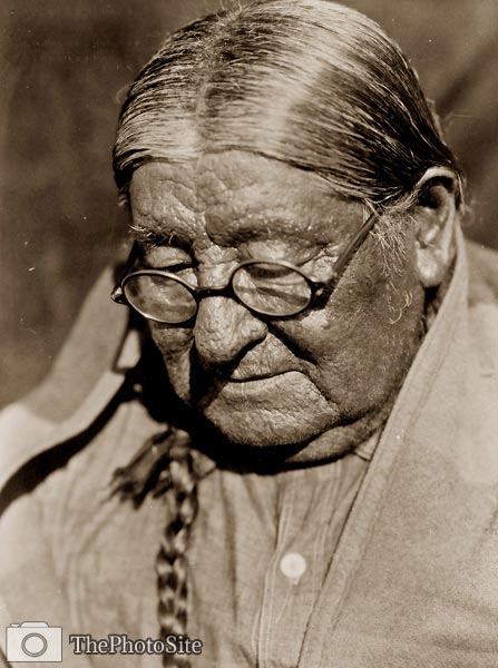 Henry, a Wichita Indian man photo by Edward Curtis - Click Image to Close