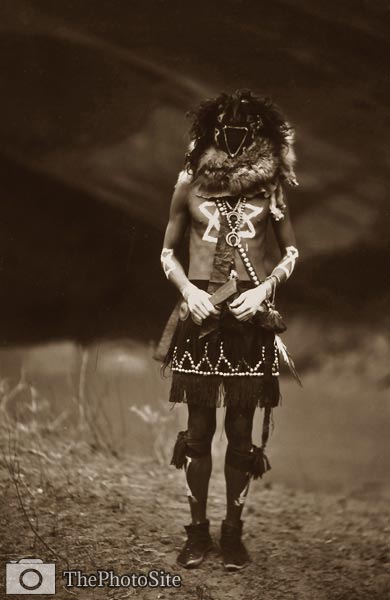 Navajo Indian man Tobadzischini Yebichai war god - Click Image to Close