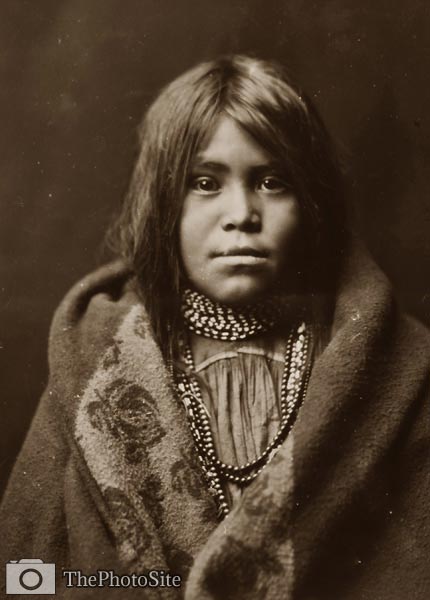 Apache North American Native Indian girl - Click Image to Close