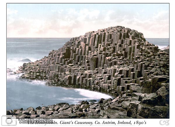The Honeycombs. Giant's Causeway. Co. Antrim, Ireland - Click Image to Close