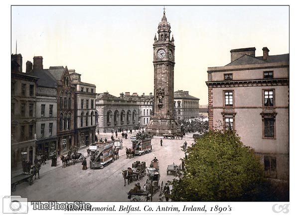 Albert Memorial. Belfast. Co. Antrim, Ireland - Click Image to Close